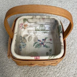 Longaberger basket with liner